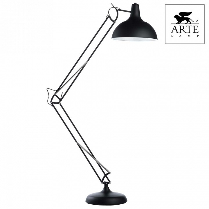 торшер arte lamp goliath a2487pn-1bk