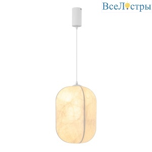 Подвесной светильник Arlight SP-SETA-HANG-L410х300-7W Warm2700 (WH, 320 deg, 230V) (IP20, Натуральный шелк) 056883