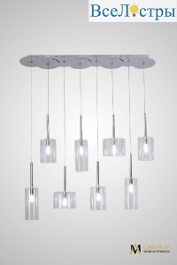 Каскадная люстра AM Group AM355-8CLEAR
