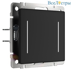 Умный сенсорный выключатель двухклавишный Werkel 4690389197963 W4523008 a064142