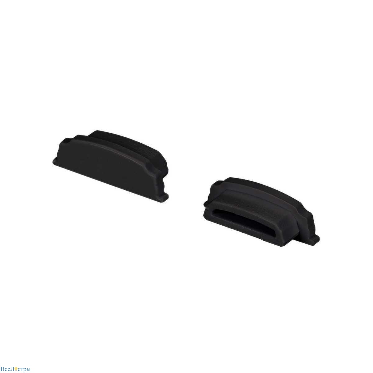заглушка глухая arlight arh-bent-w18 black 039590