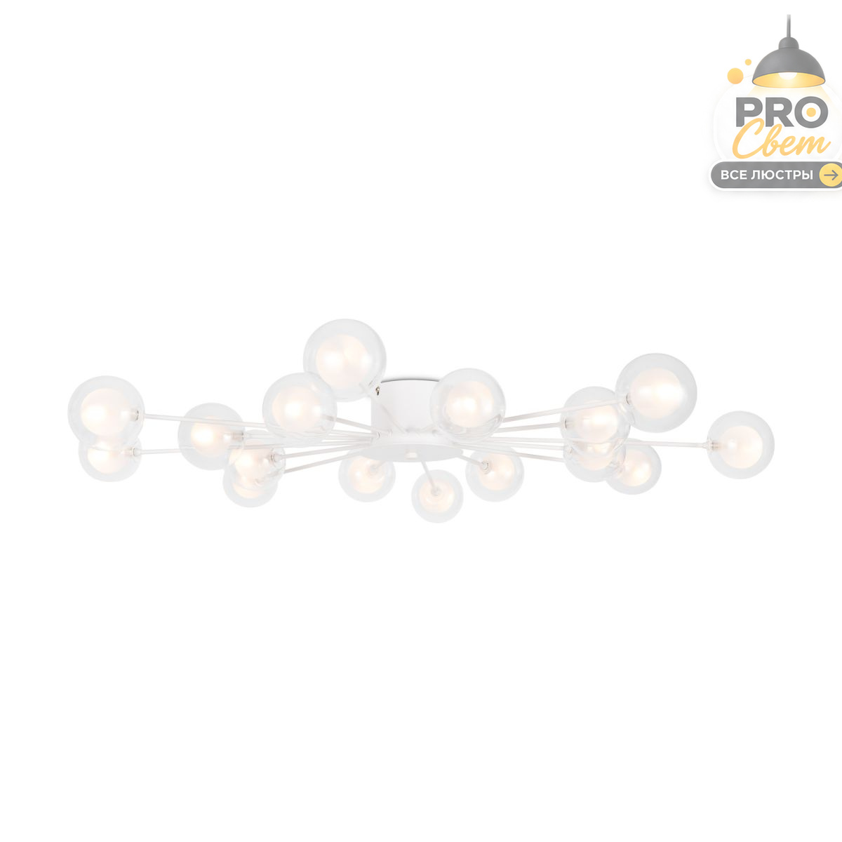 потолочная люстра freya celebrity fr5242cl-16w