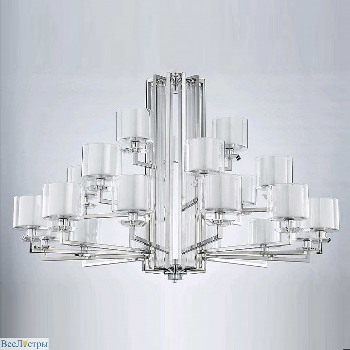 потолочная люстра newport александра 4400 4412+6+3/c chrome м0057162