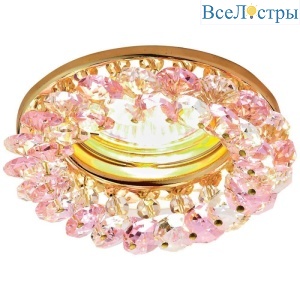 Встраиваемый светильник Ambrella Light Crystal K206 PI/G