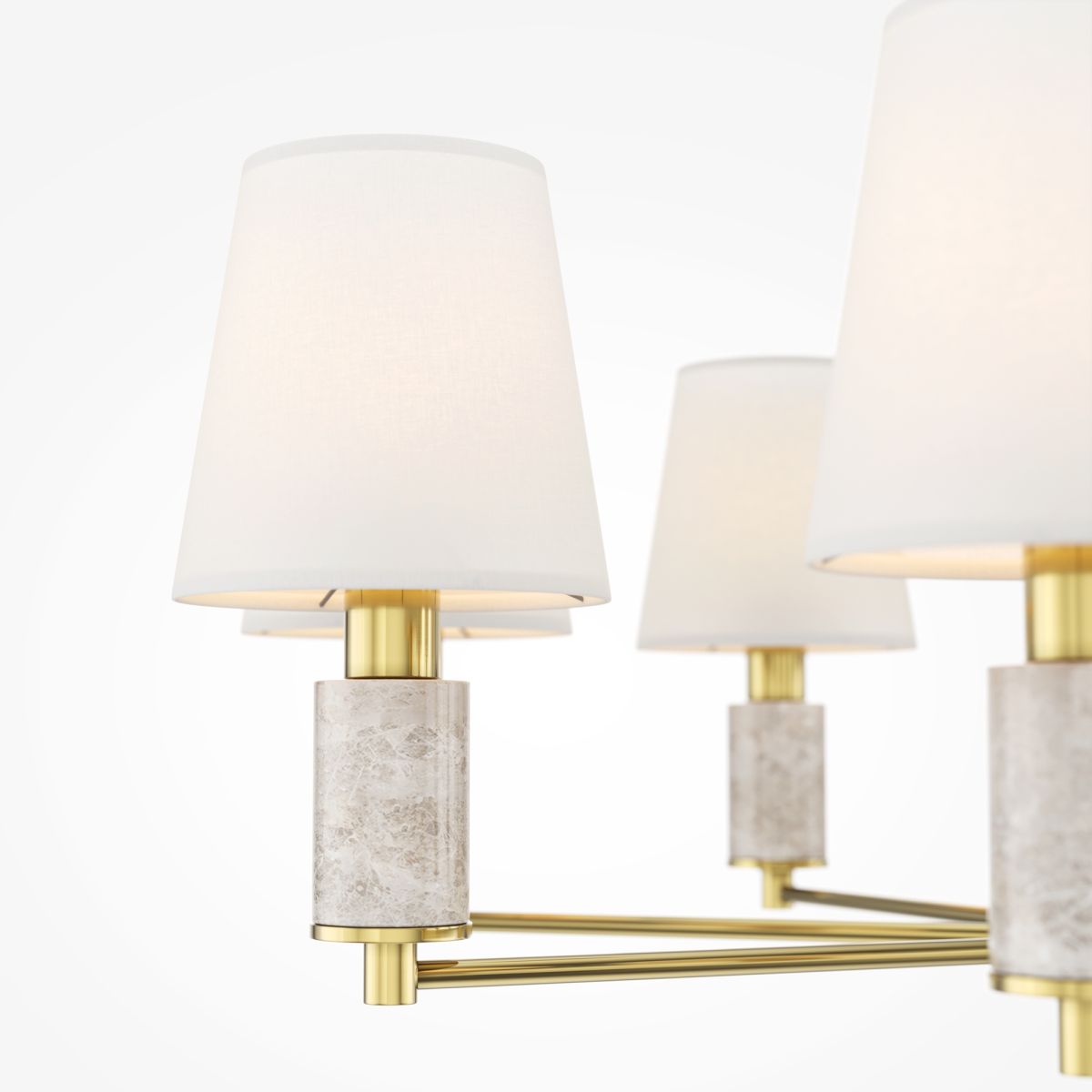 люстра на штанге maytoni lira mod483pl-08bs