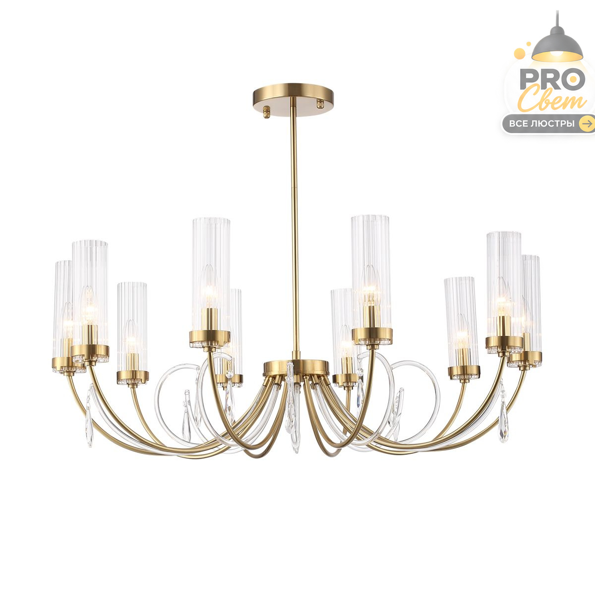 люстра на штанге st luce иллюмиа sl1400.303.10
