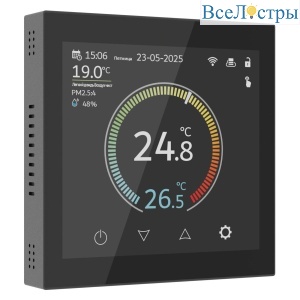 Умный сенсорный терморегулятор с LCD дисплеем Werkel W1851108 4690389217395 a071214