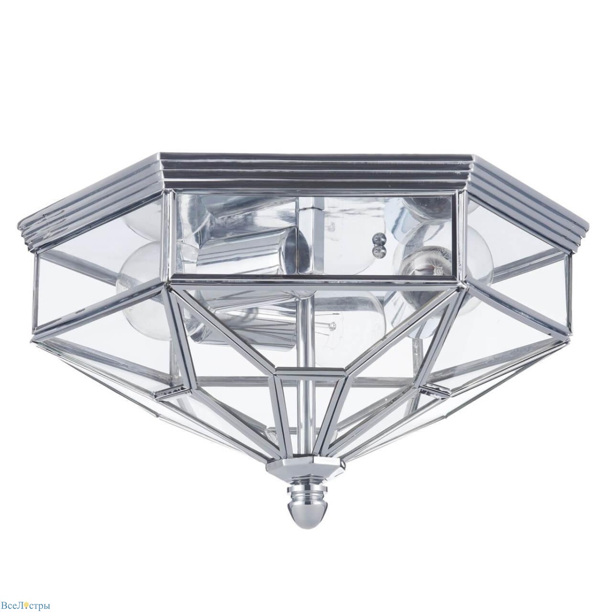 потолочный светильник maytoni zeil h356-cl-03-ch