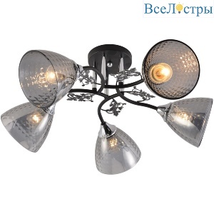 Потолочная люстра Reluce 01525-0.3-05 BK+CR