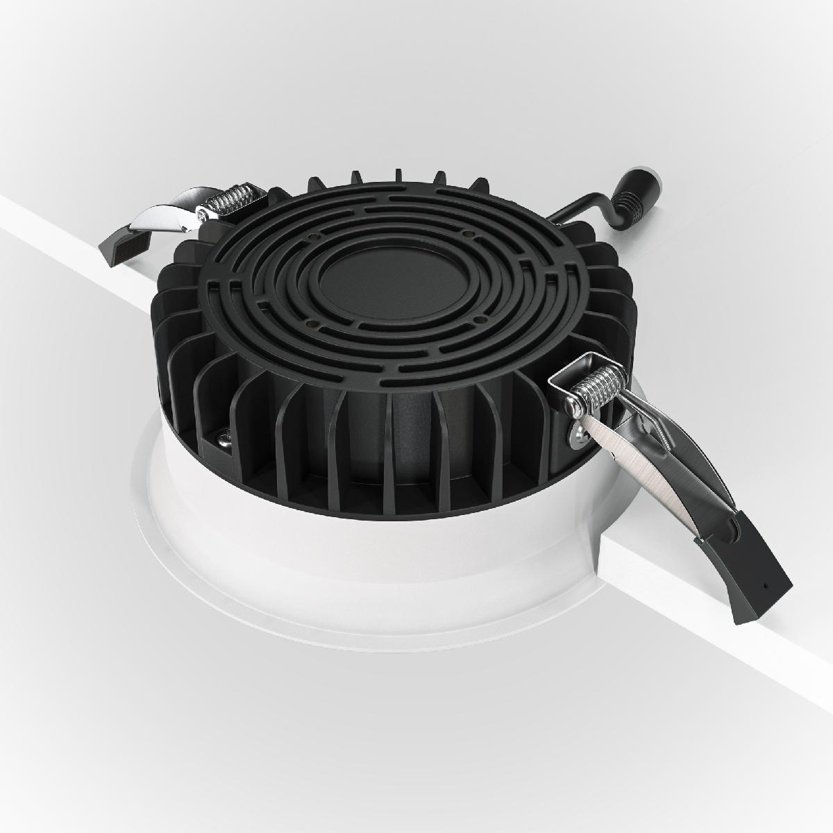 встраиваемый светильник maytoni technical okno dl053-12w3k-w