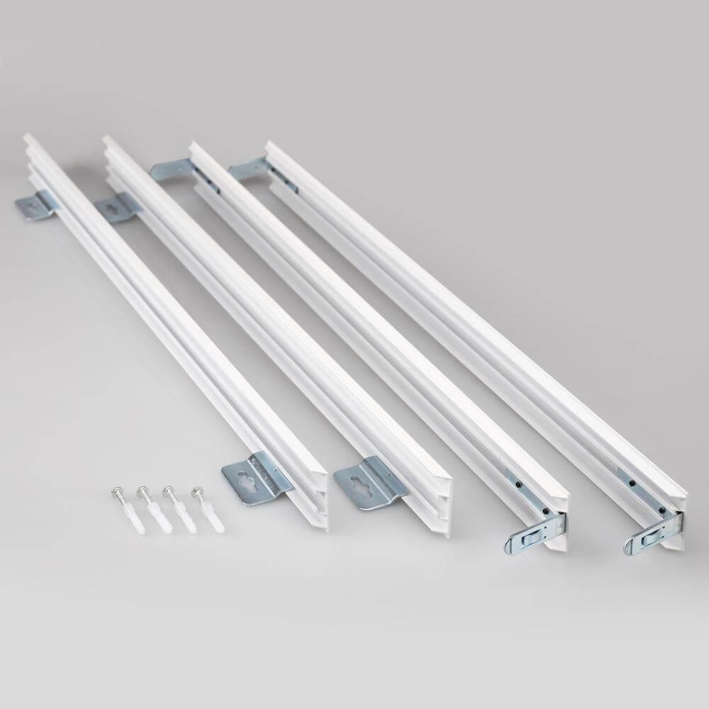 рамка для накладной установки панелей arlight sx6060a white 026610