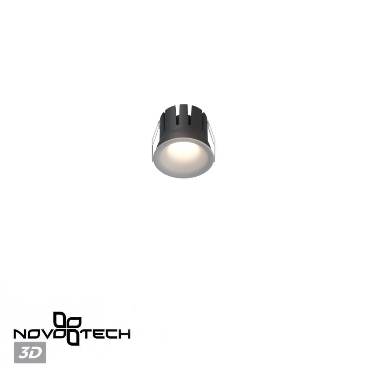 встраиваемый светильник с переключателем цв. температуры novotech wir eclat 359882