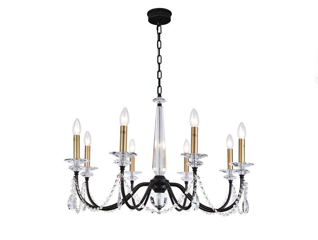 подвесная люстра newport 3978/c black+brass м0071829