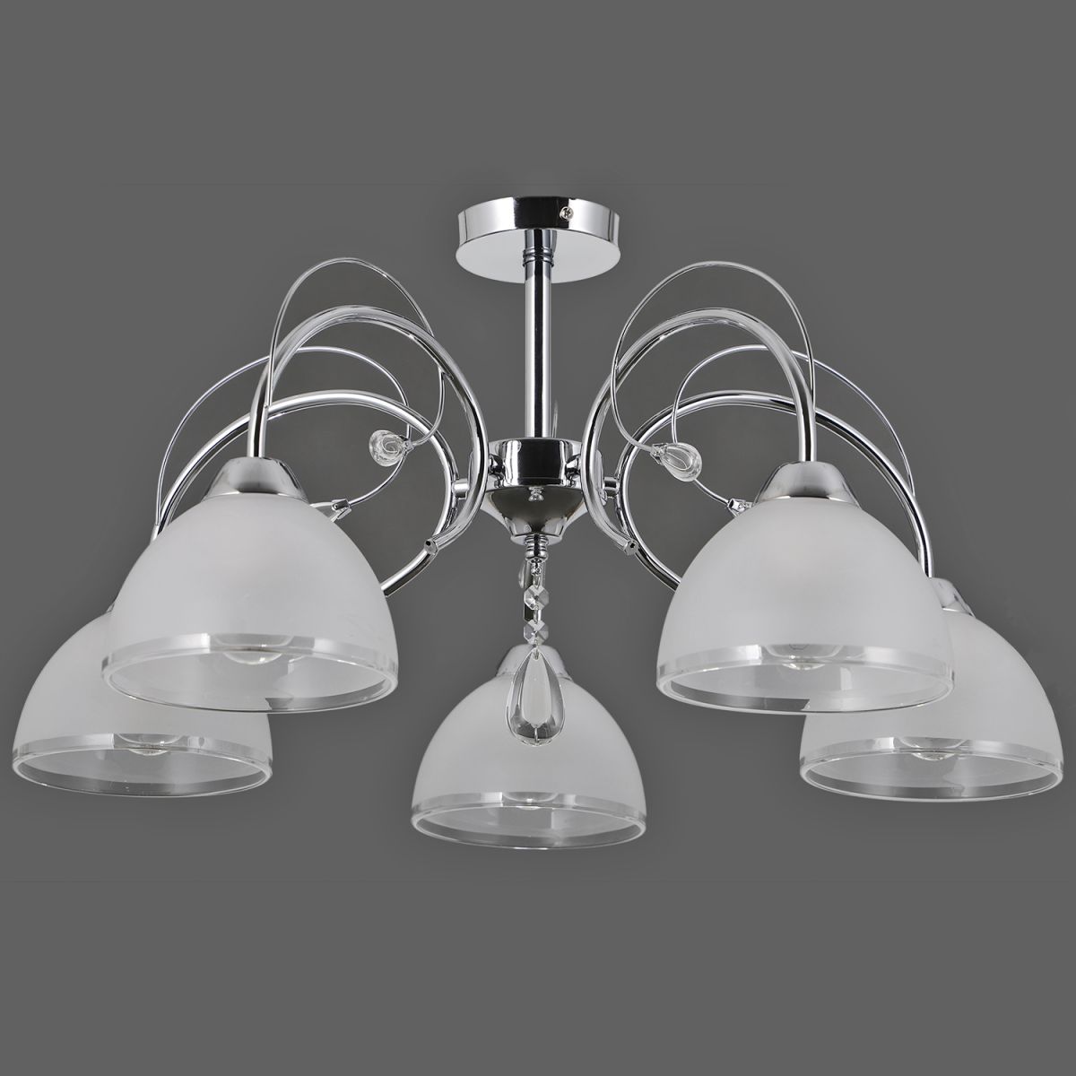люстра на штанге illumico illumico il0495-5csq-25ch elite