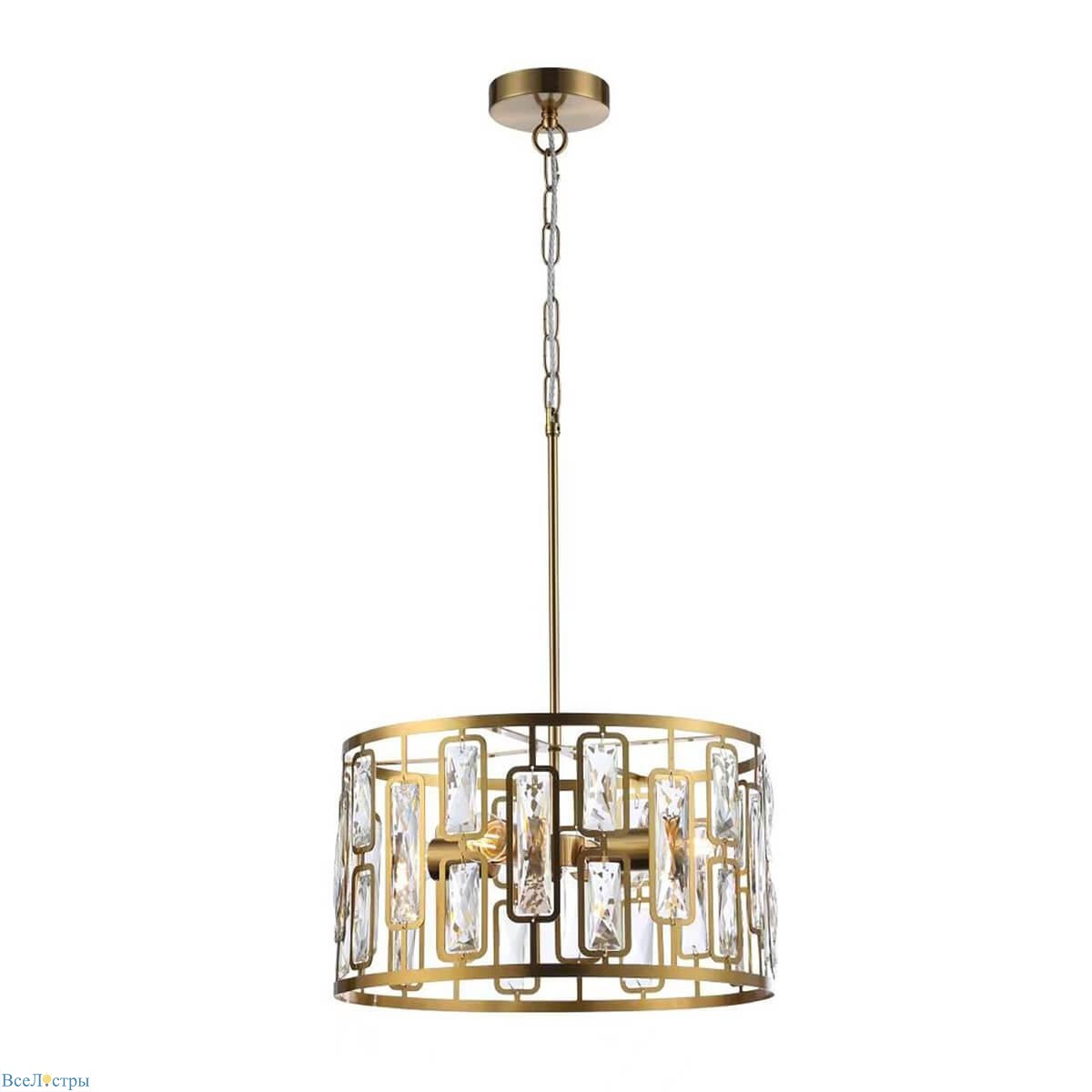 подвесная люстра escada glow 2102/4s gold