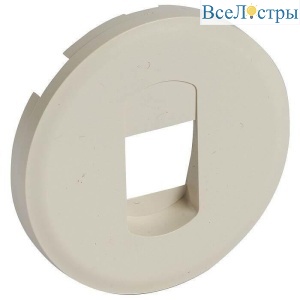 Лицевая панель Legrand Celiane розетки акустической слоновая кость 066240