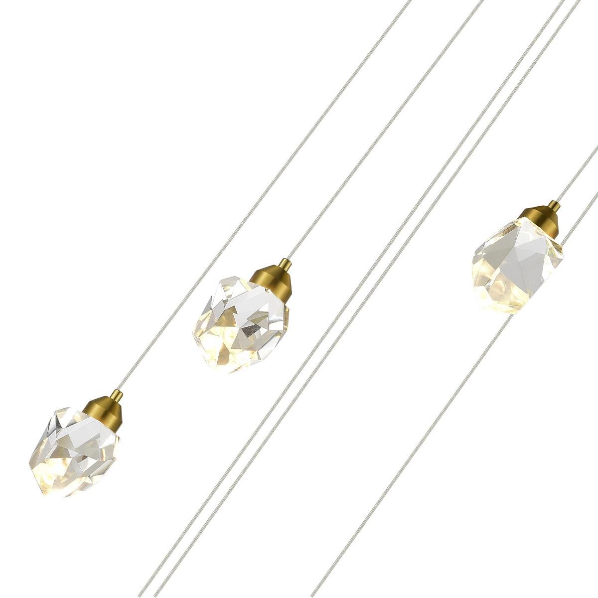 подвесная светодиодная люстра st luce cascato sl6114.203.06