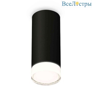 Комплект накладного светильника Ambrella light Techno Spot XS7443014 SBK/FR/CL черный песок/белый матовый/прозрачный (C7443, N7160)