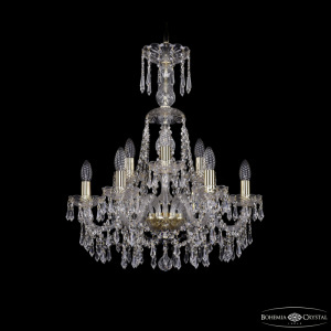 Подвесная люстра Bohemia Ivele Crystal 1403/6+3/195/XL-65 G