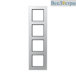 Рамка четырехместная Jung A5584BFAL