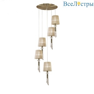 Подвесная люстра Mantra Tiffany Bronze 3877