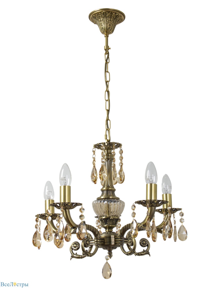 подвесная люстра abrasax sylvia l.8110-5br