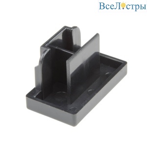 Заглушка торцевая Volpe UFB-Q123 C21 Black 1 Polybag UL-00007453