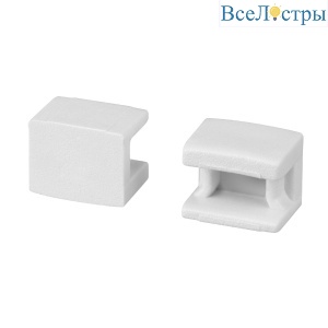 Заглушка Arlight PLINTUS-FANTOM WHITE с отверстием 043607