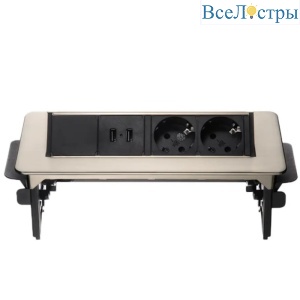 Блок розеток 47 (4 секции и 2 USB) Mebax 00-00000829