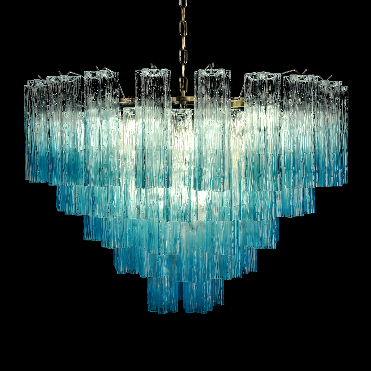 подвесная люстра loft it murano 10580/800 clear blue