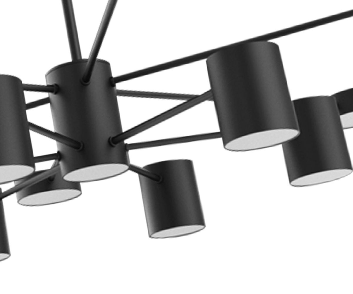 люстра на штанге kink light мекли 07649-13d,19