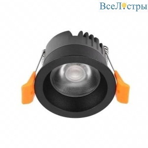 Встраиваемый светодиодный светильник iLedex Mars 107-7W-D64-3000K-24DG-BK
