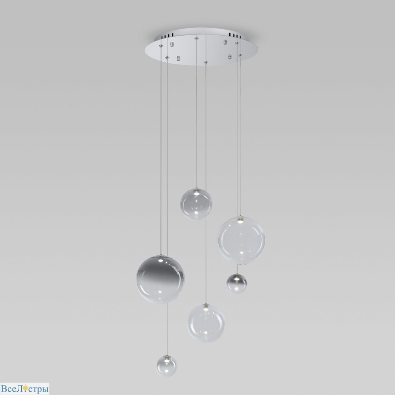 подвесной светильник eurosvet wonder 50230 led хром a062052