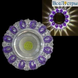 Встраиваемый светильник Reluce 42225-9.0-001PL MR16+LED3W CL/PP