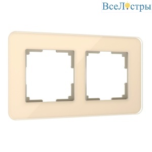 Рамка Werkel Elite на 2 поста айвори W0022443 4690389180712