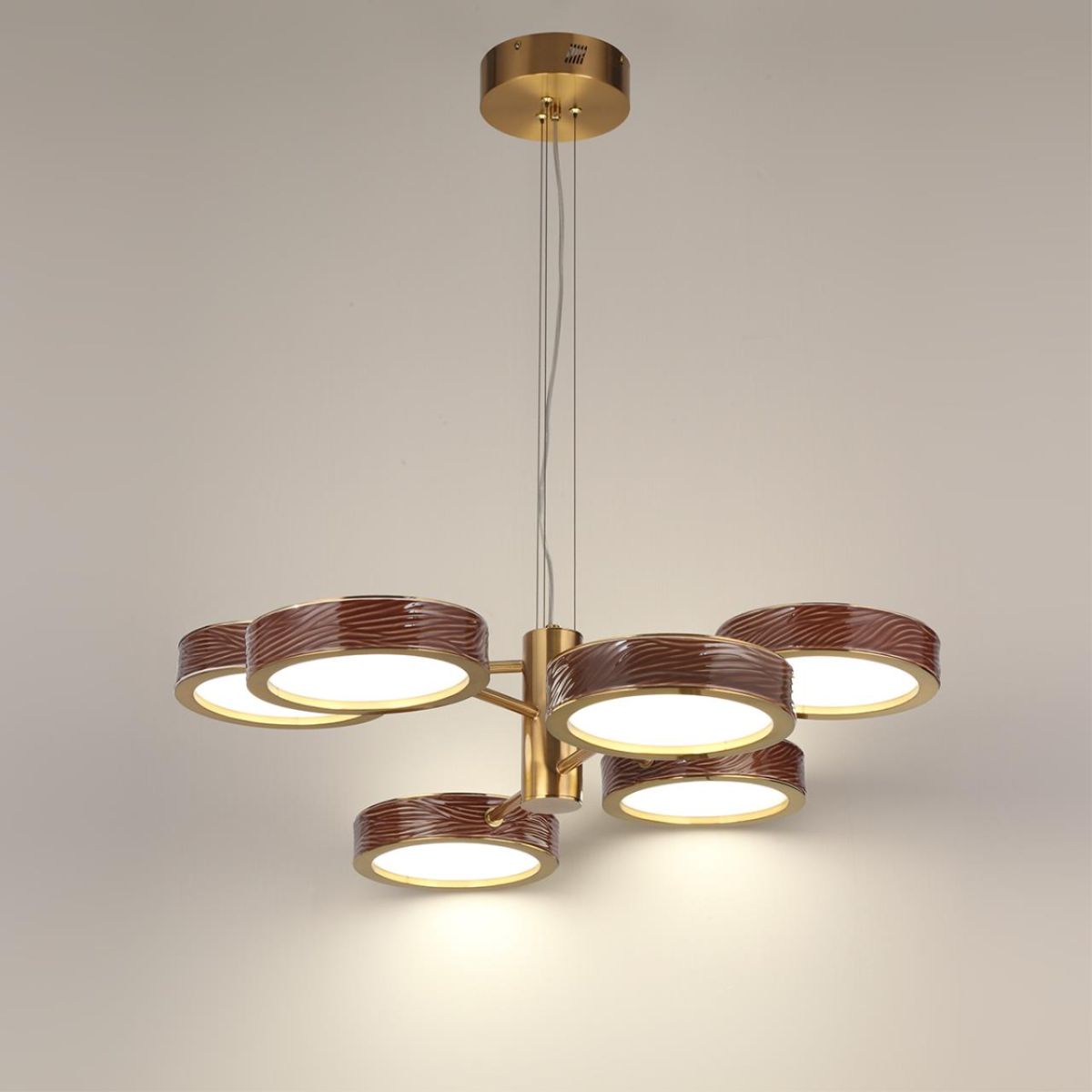 подвесная люстра odeon light l-vision riviera 5450/99lb