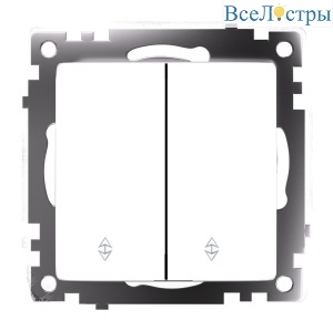 Переключатель одноклавишный Stekker GLS10-7107-01 Катрин 49166