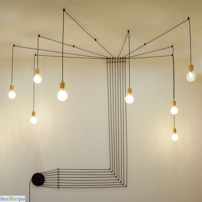 подвесная люстра lussole loft grlsp-9554