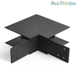 Угловой соединитель внешний для магнитного шинопровода WOLTA WML-SOC/01B