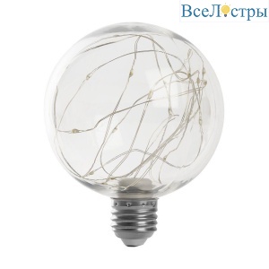 Лампа светодиодная Feron E27 3W 2700K прозрачная LB-382 41677