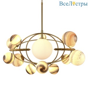 Подвесная люстра Delight Collection Planet KG1122P-13B brass