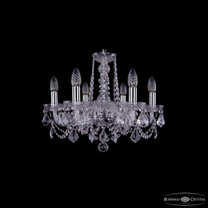 Подвесная люстра Bohemia Ivele Crystal 1402/6/160 Ni Leafs