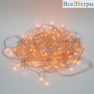 Уличная гирлянда Uniel ULD-B12006-195/TTK AMBER IP44 UL-00010883