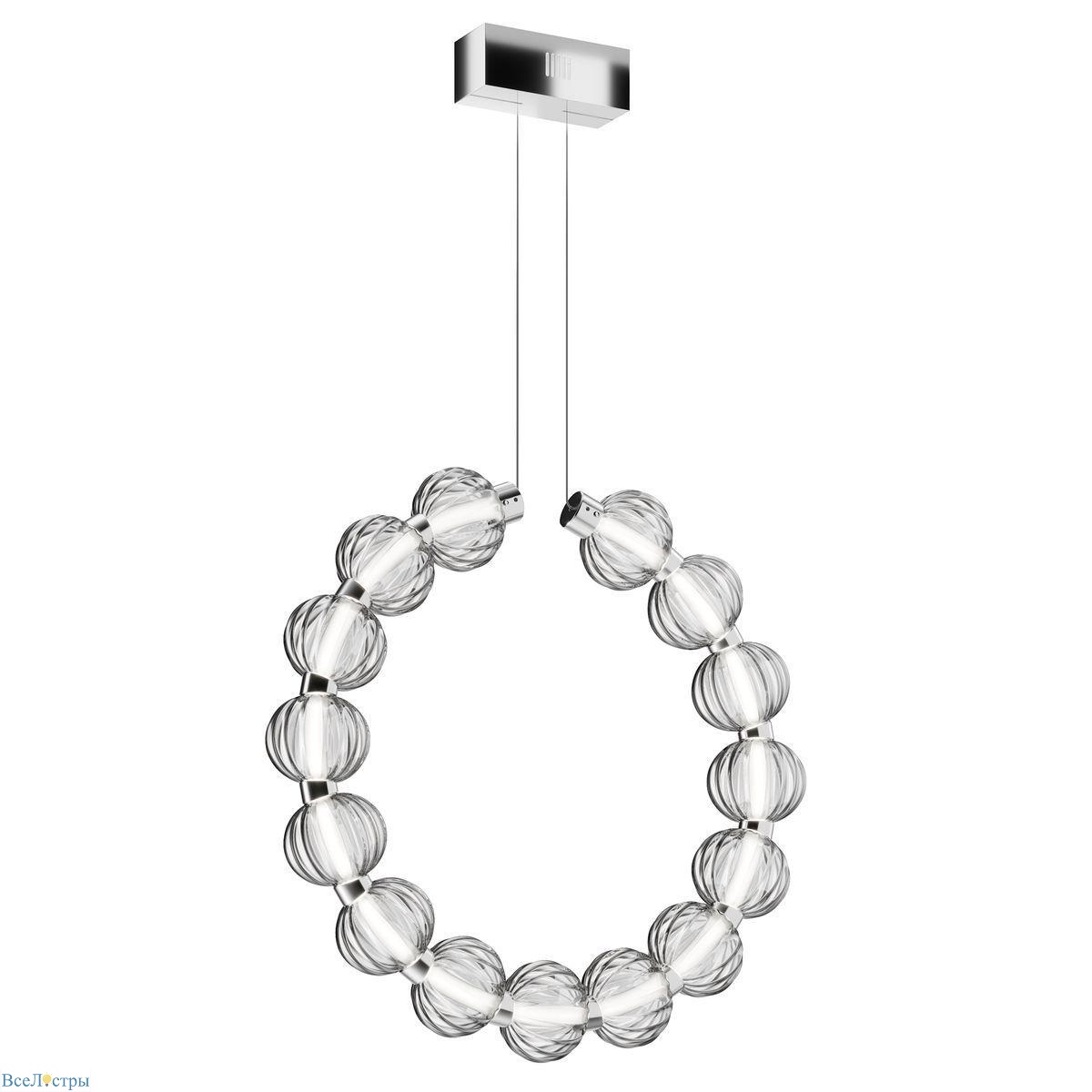 подвесной светодиодный светильник maytoni amulet mod555pl-l23ch4k