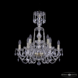 Подвесная люстра Bohemia Ivele Crystal 1402/6+3/195/XL-64 G
