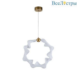 Подвесной светодиодный светильник Indigo Tornado 11044/1PL Brass V000082L