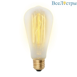 Лампа накаливания Uniel E27 60W золотистая IL-V-ST64-60/GOLDEN/E27 VW02 UL-00000482