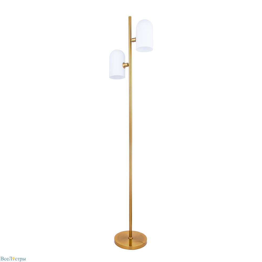 торшер arte lamp cassel a5454pn-2pb