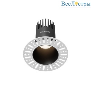 Встраиваемый светильник Maytoni Dip DL120-10W-4K-TRS-B