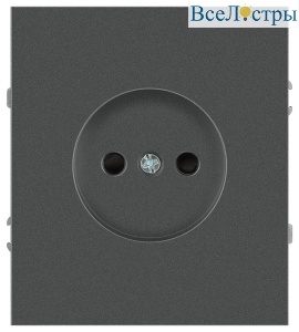 Розетка Эра Arktik 16-2106-06 без заземления 2P 16А-250В графит Б0071678